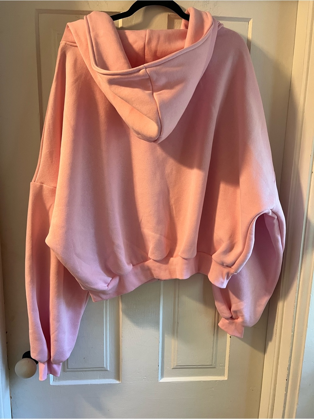 Blogilates Pink Marshmallow Women’s Oversized full zip Hooded Sweatshirt